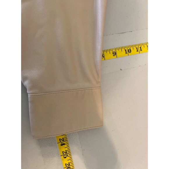 Levis XXLBeige Faux Leather Overshirt Jacket 100% Polyester Polyurethane Coated - Picture 11 of 11